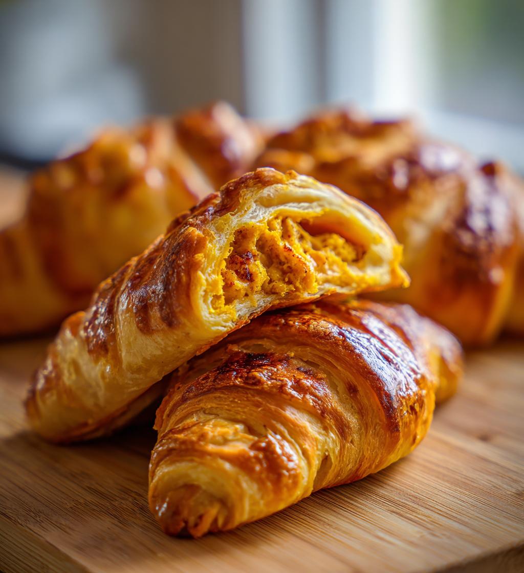 Pumpkin Pie Crescent Rolls with Cream Cheese Filling - detail 1