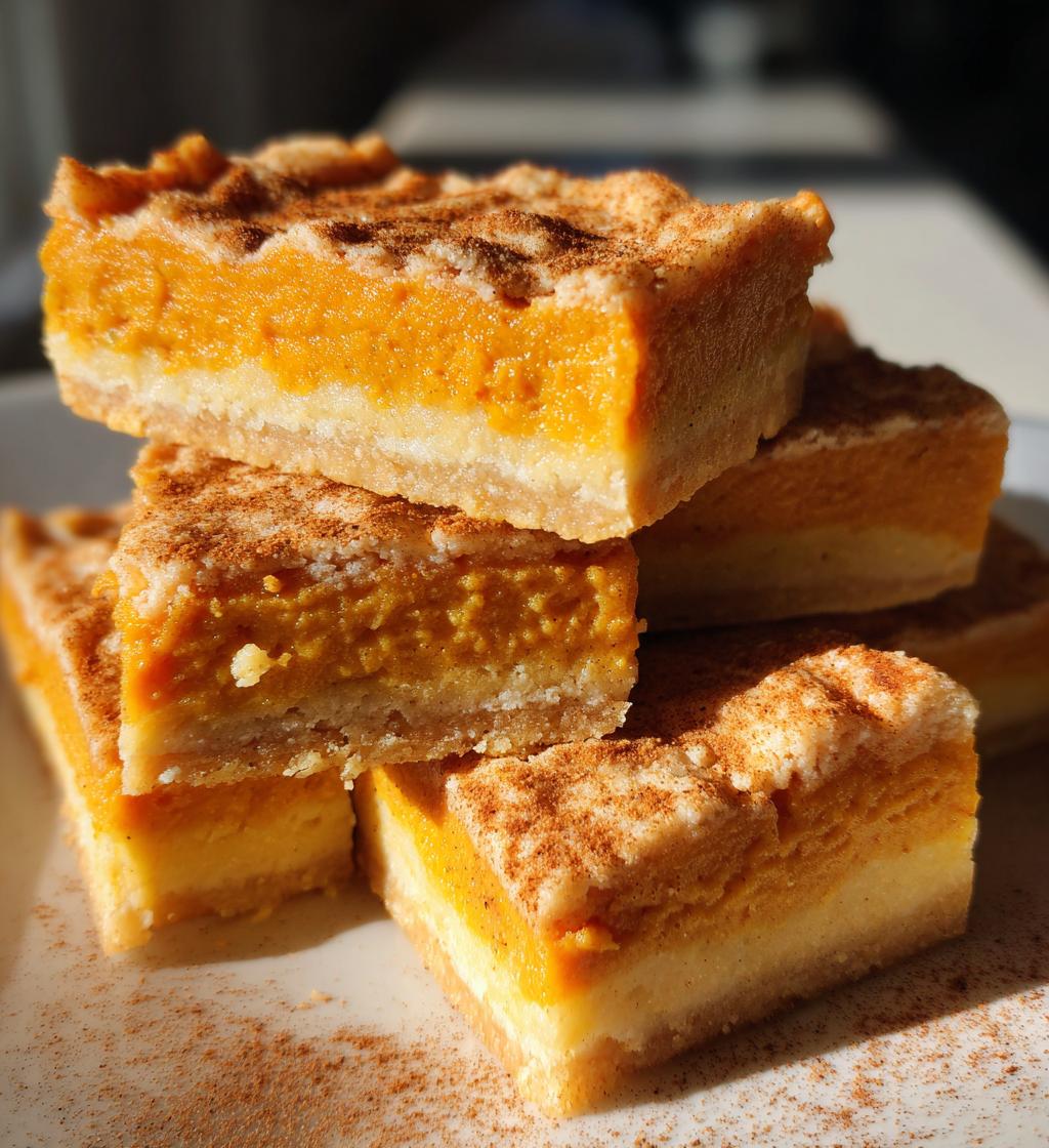 Pumpkin Pie Dream Bars - detail 1