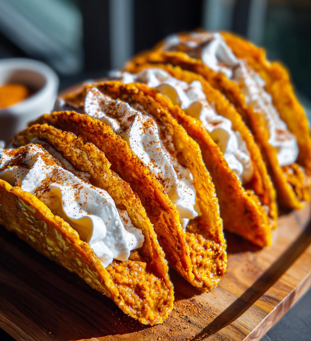 Pumpkin Pie Tacos - detail 1