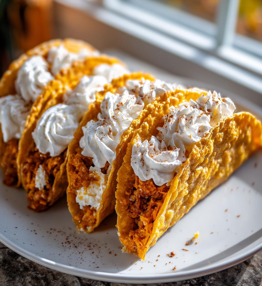 Pumpkin Pie Tacos