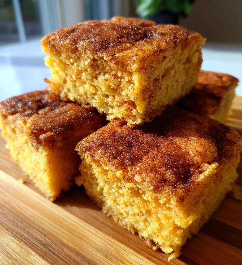 Pumpkin Snickerdoodle Blondies - detail 1