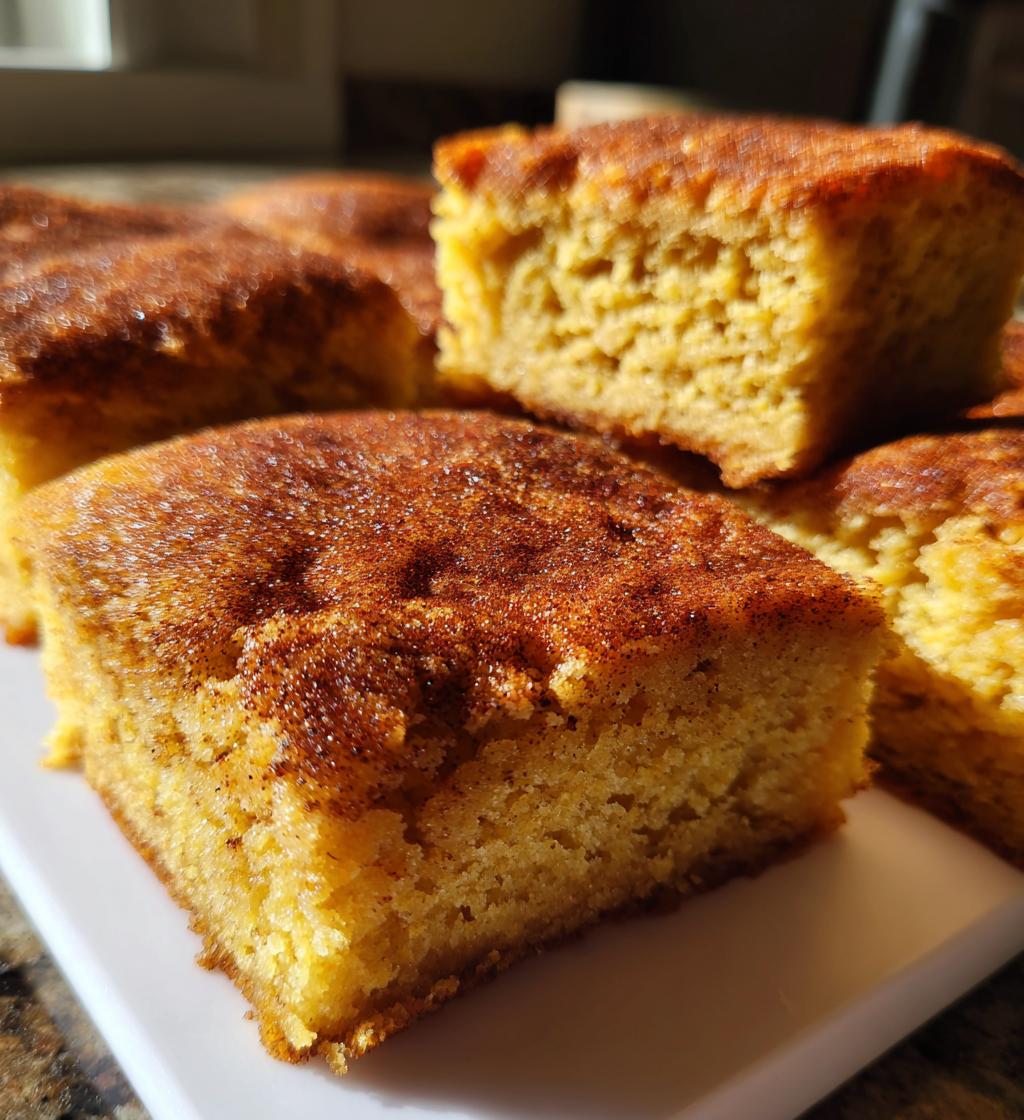 Pumpkin Snickerdoodle Blondies