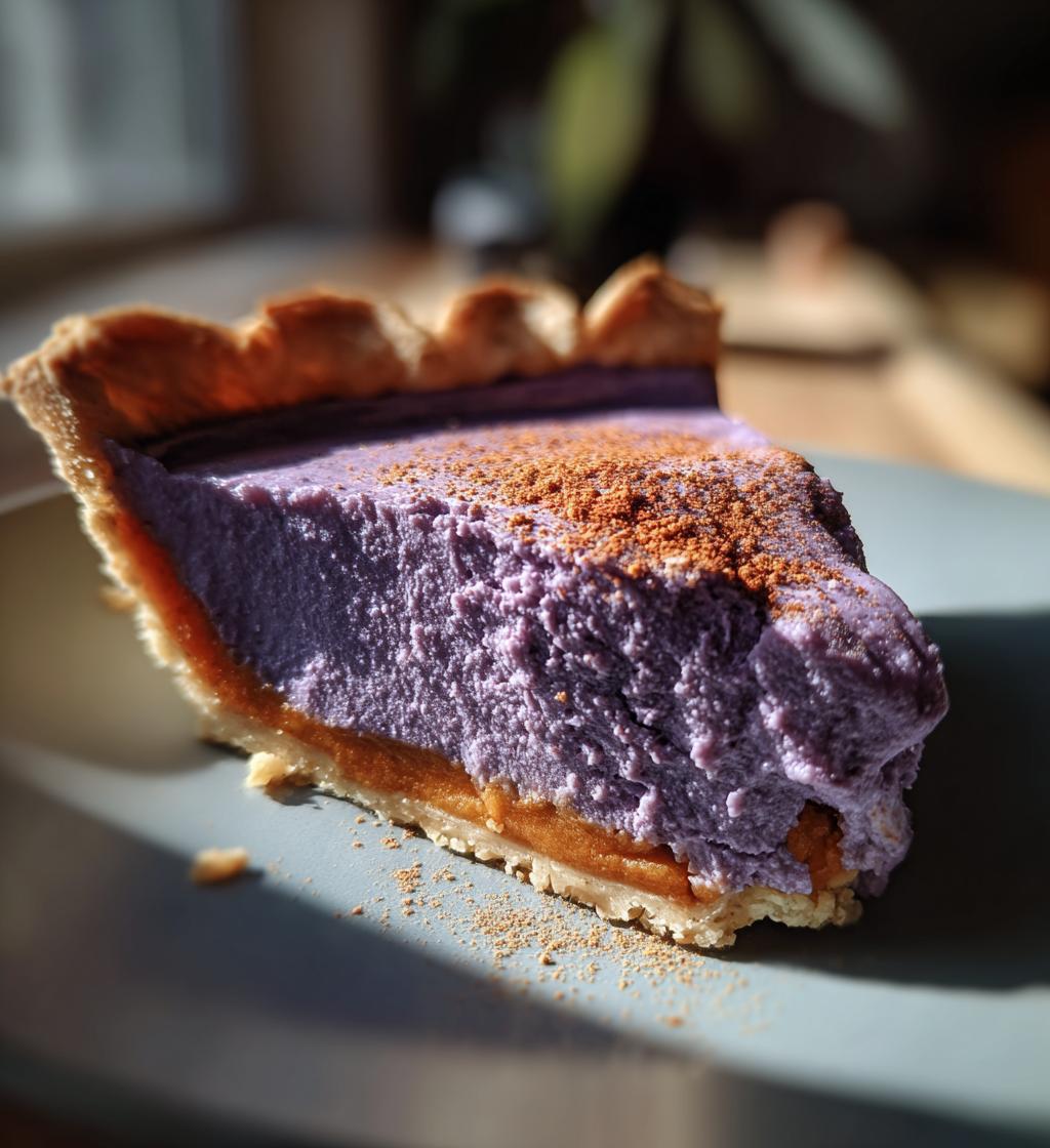 Purple Sweet Potato Pie