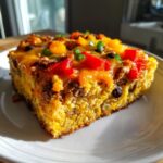 Quick Cowboy Cornbread Casserole