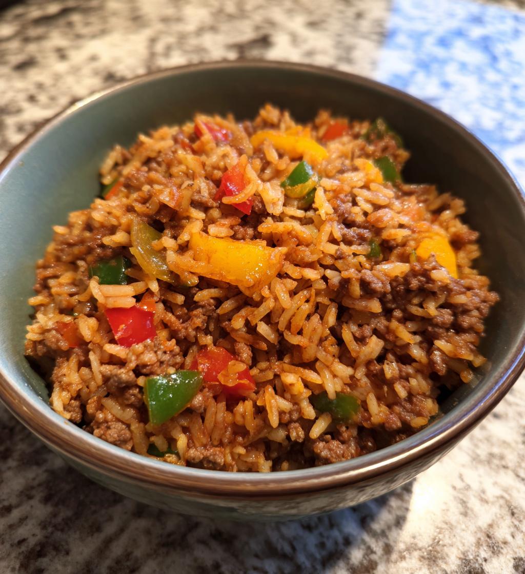Quick Dirty Rice with Ground Beef - detail 1