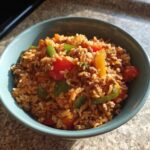 Quick Dirty Rice with Ground Beef
