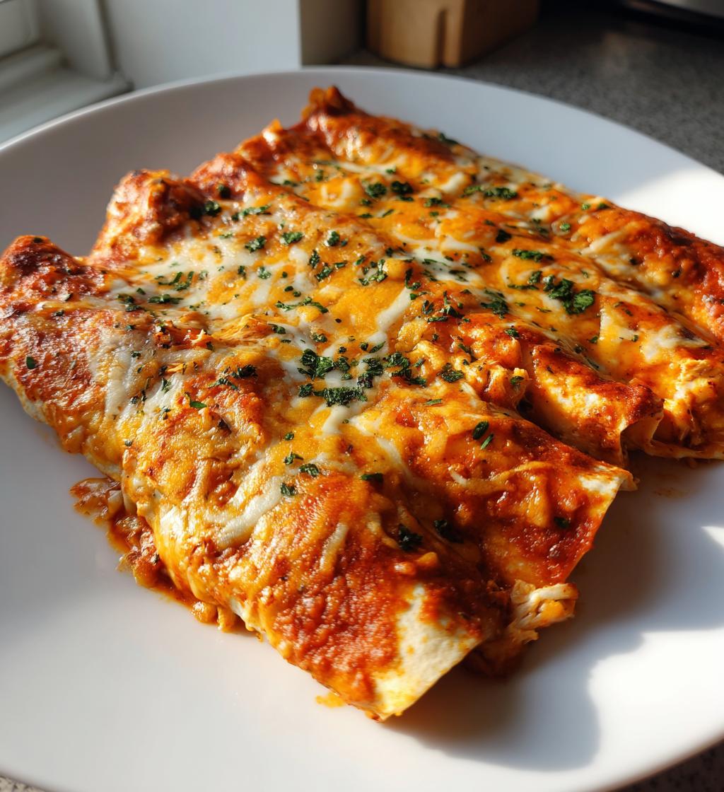 Quick and Easy Chicken Enchiladas - detail 1