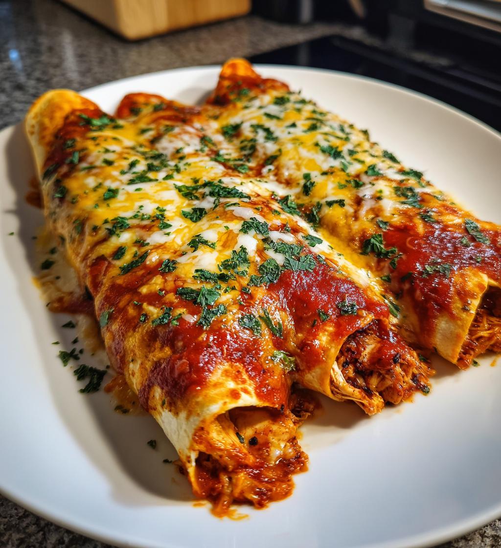 Quick and Easy Chicken Enchiladas