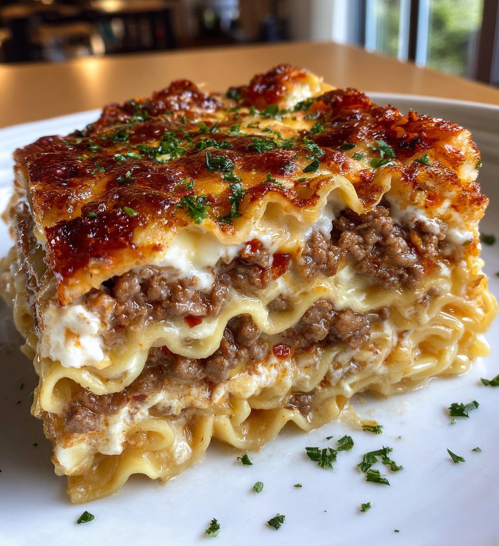 Ramen Lasagna - detail 1