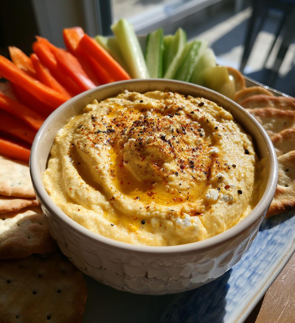 Roasted Garlic Goat Cheese Dip - detail 1