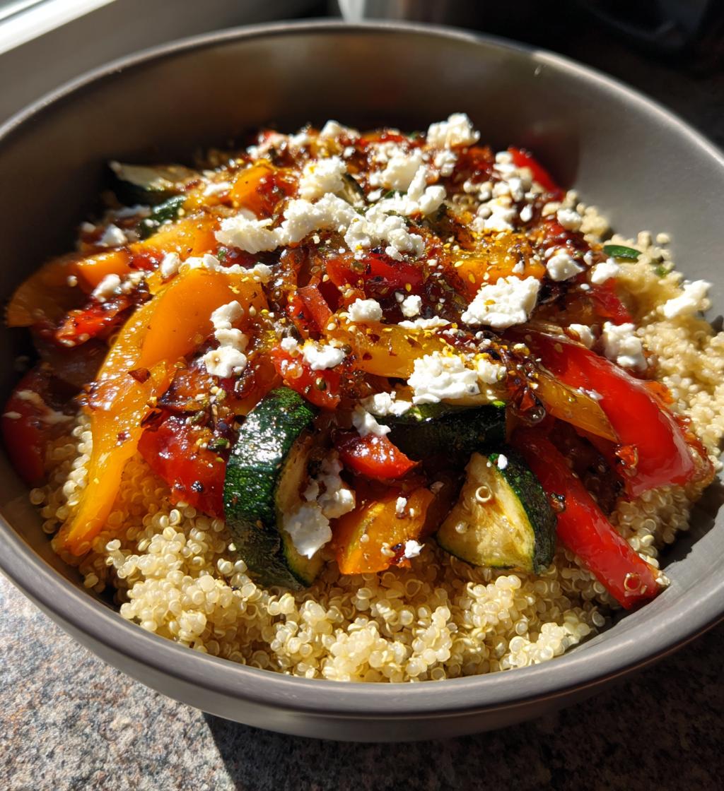 Roasted Vegetable Quinoa Bowl - detail 1