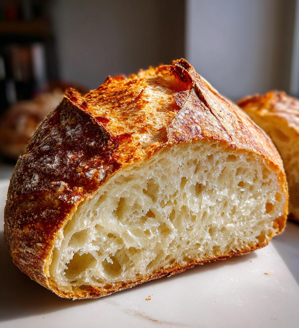 Rustic Italian Crusty Bread