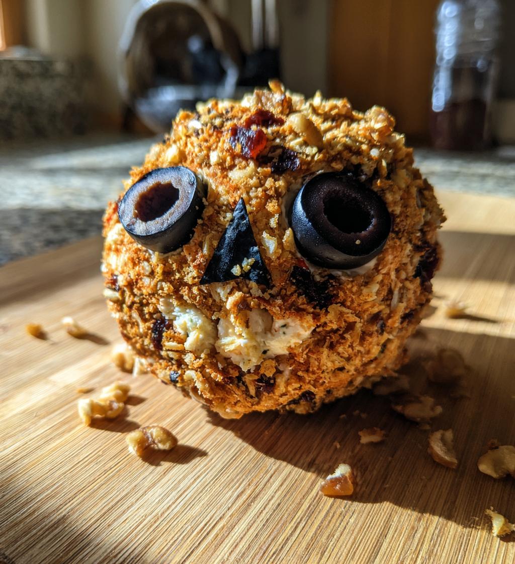 Skellington Cheese Ball Appetizer - detail 1