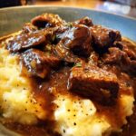 Slow Cooker Beef Tips with Gravy