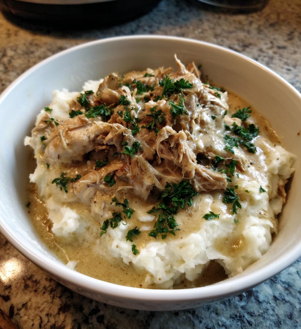 Slow Cooker Chicken and Gravy