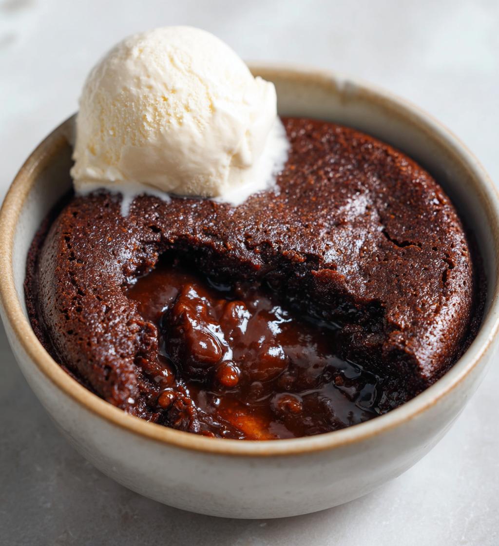 Slow Cooker Chocolate Lava Brownie Pudding - detail 1