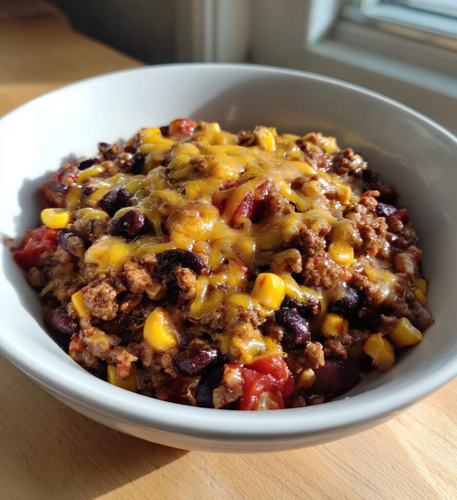 Slow Cooker Cowboy Casserole