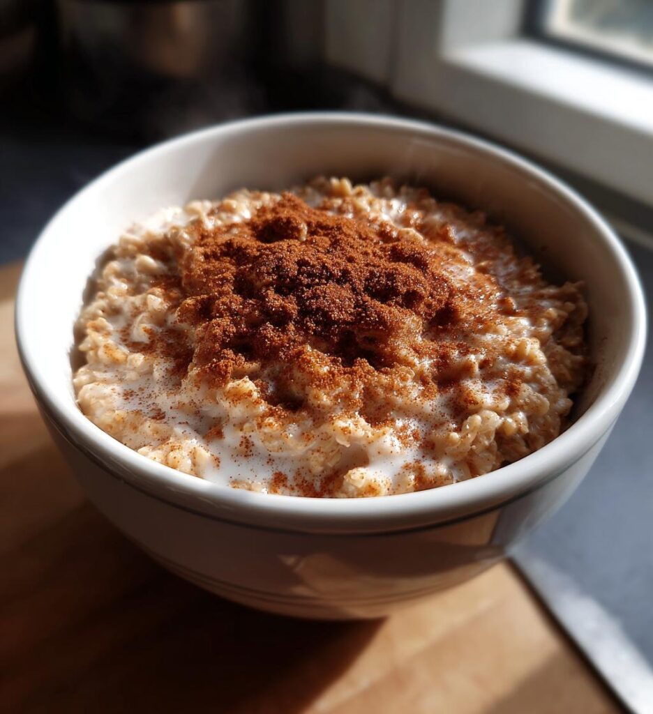 Slow Cooker Gingerbread Oatmeal