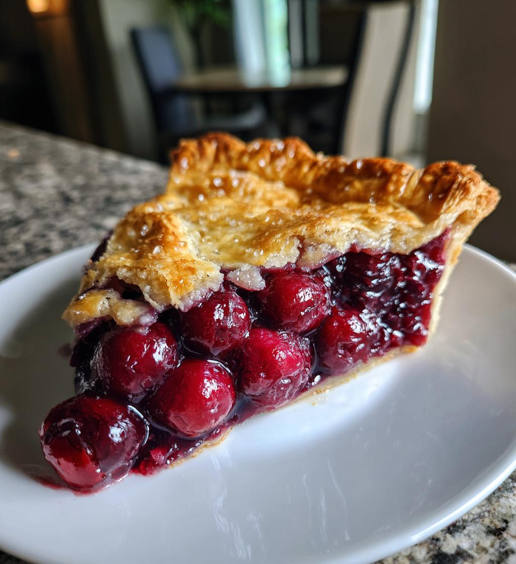 Sour Cherry Galette - detail 1