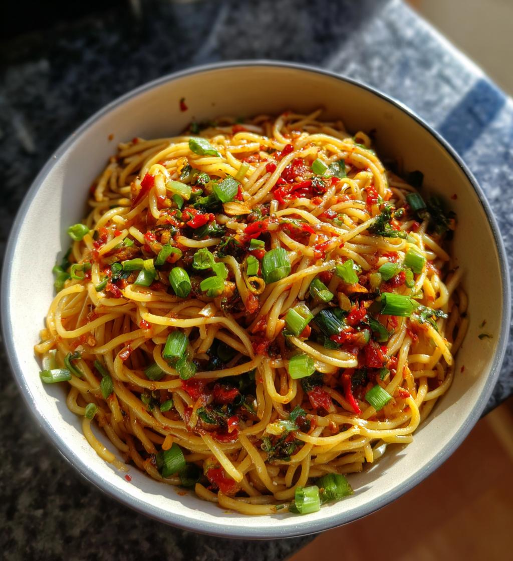Spicy Garlic Chilli Noodles - detail 1