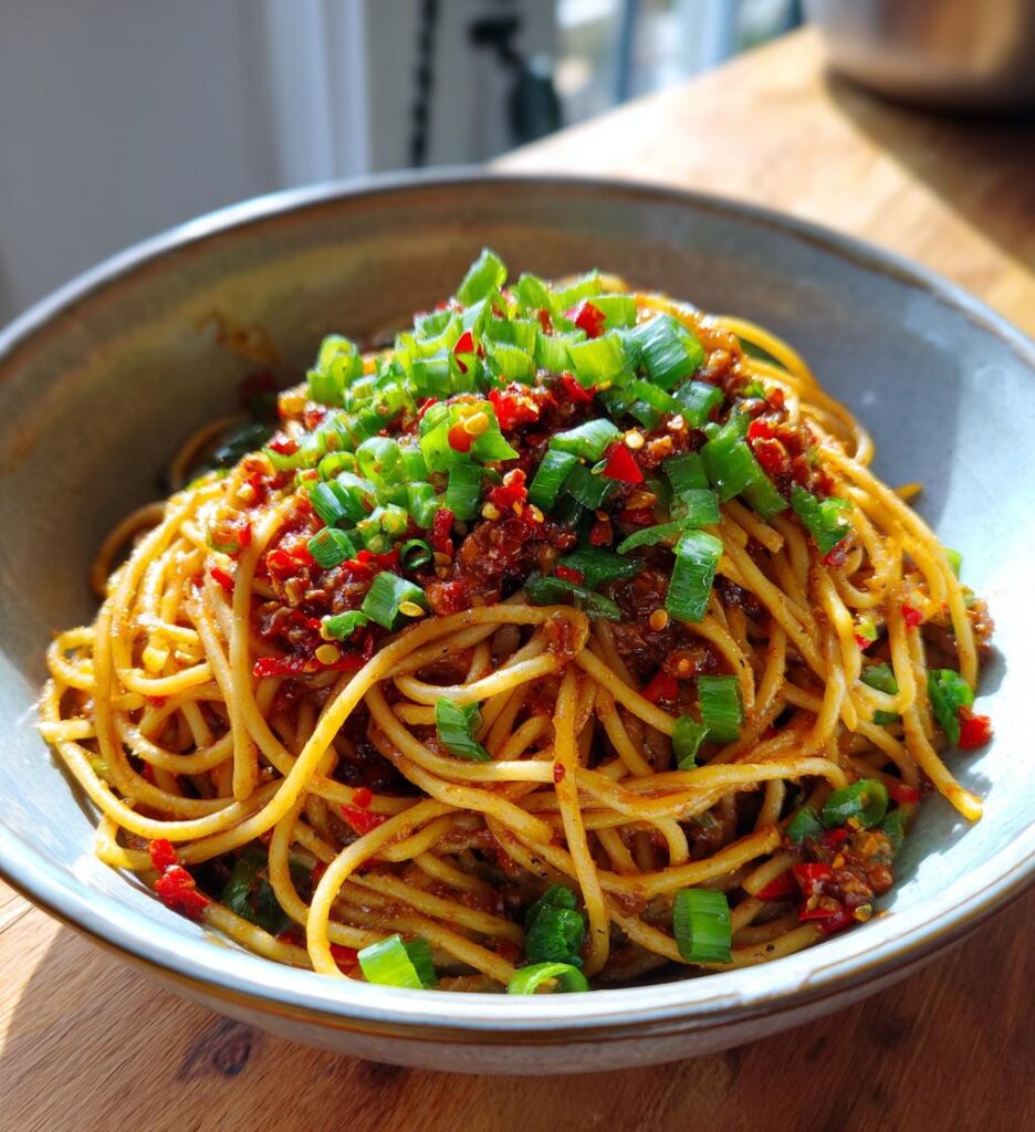 Spicy Garlic Chilli Noodles