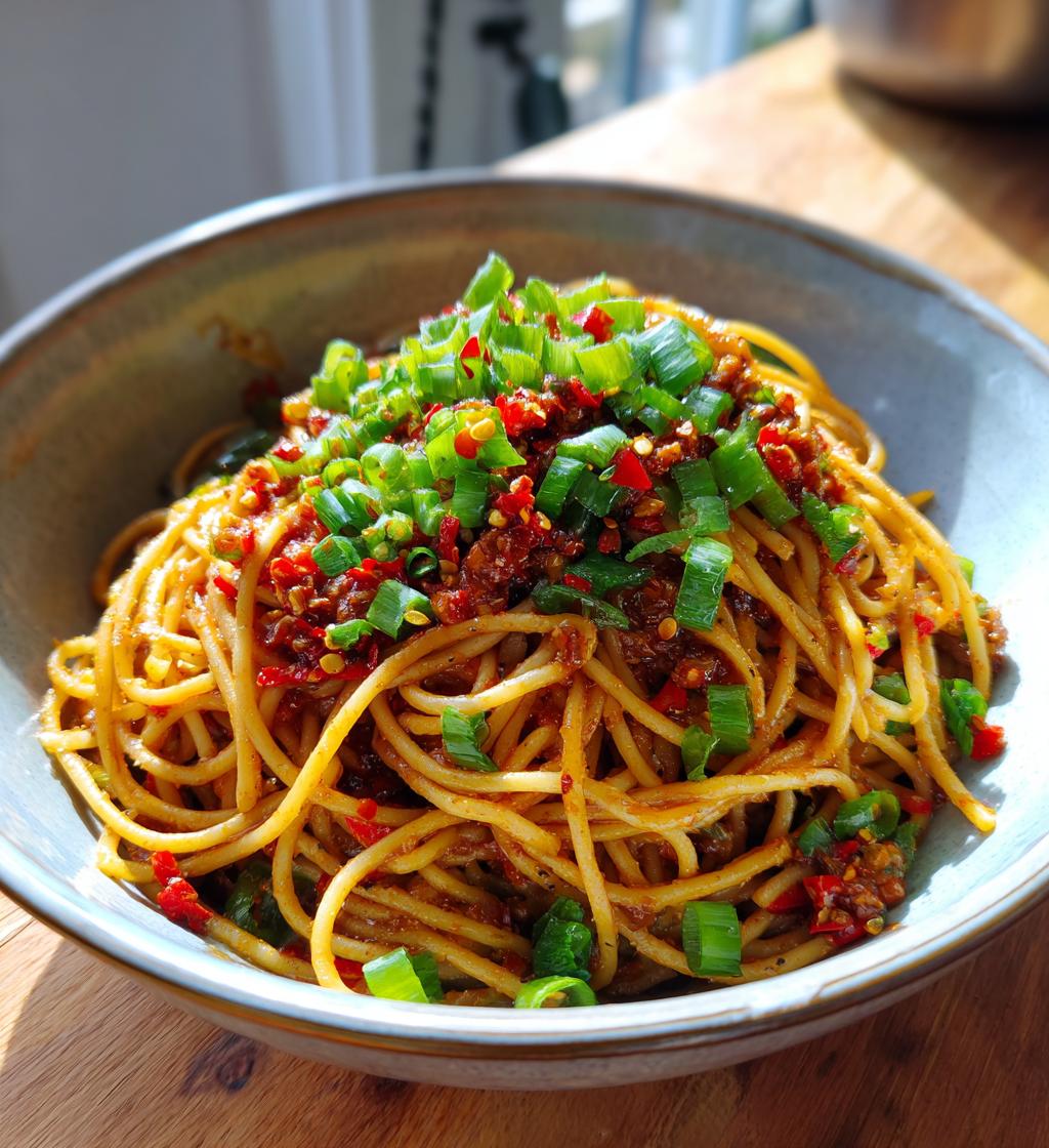 Spicy Garlic Chilli Noodles