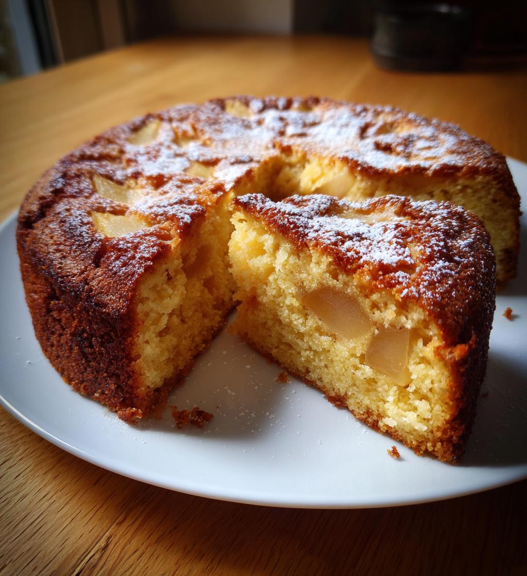 Sticky Pear and Ginger Cake - detail 1