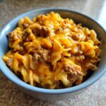 Stovetop Creamy Ground Beef Pasta