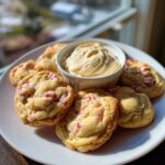 Strawberry Banana Pudding Cookies with Cheesecake Dip