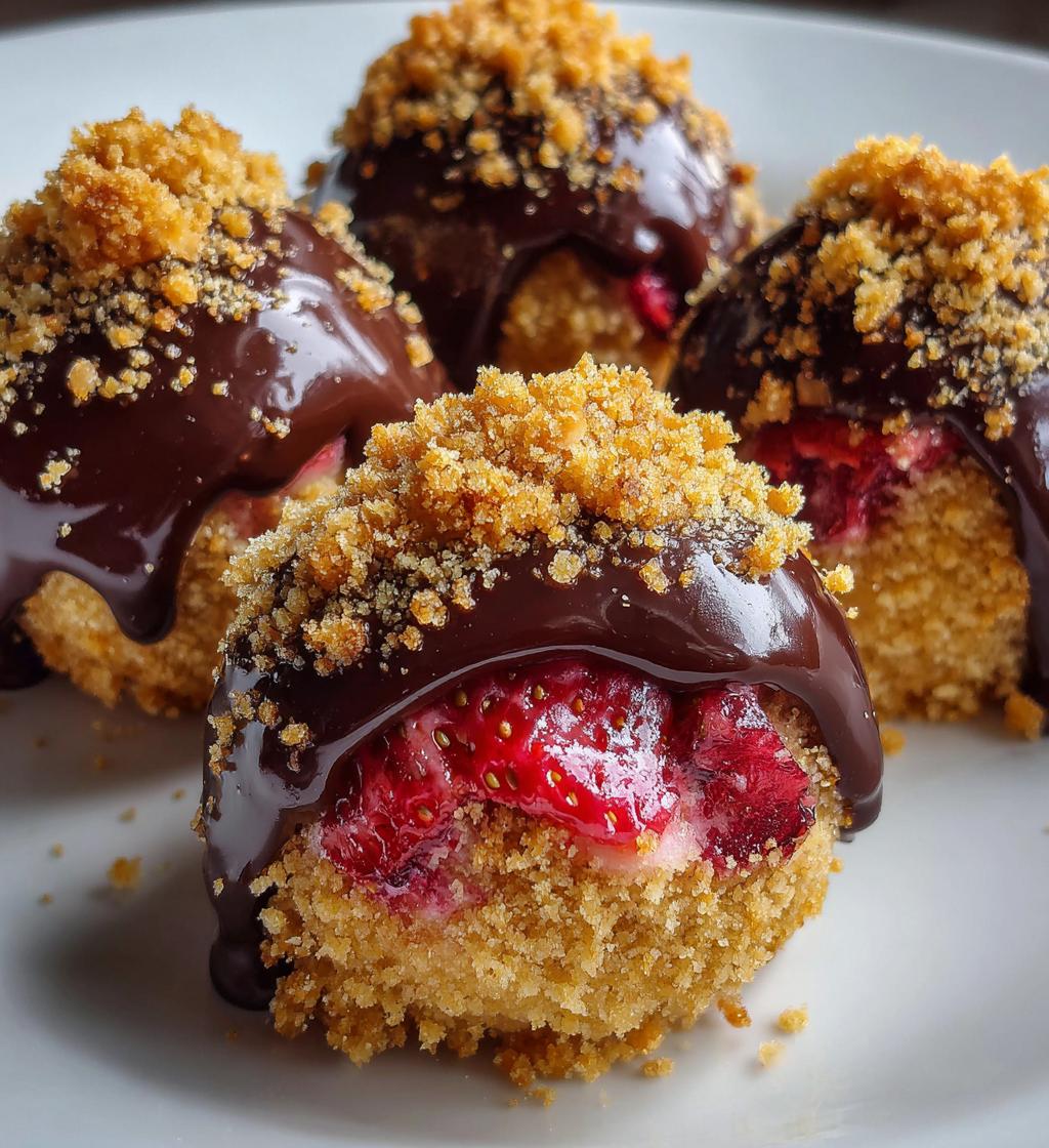 Strawberry Cheesecake Truffle Bombs