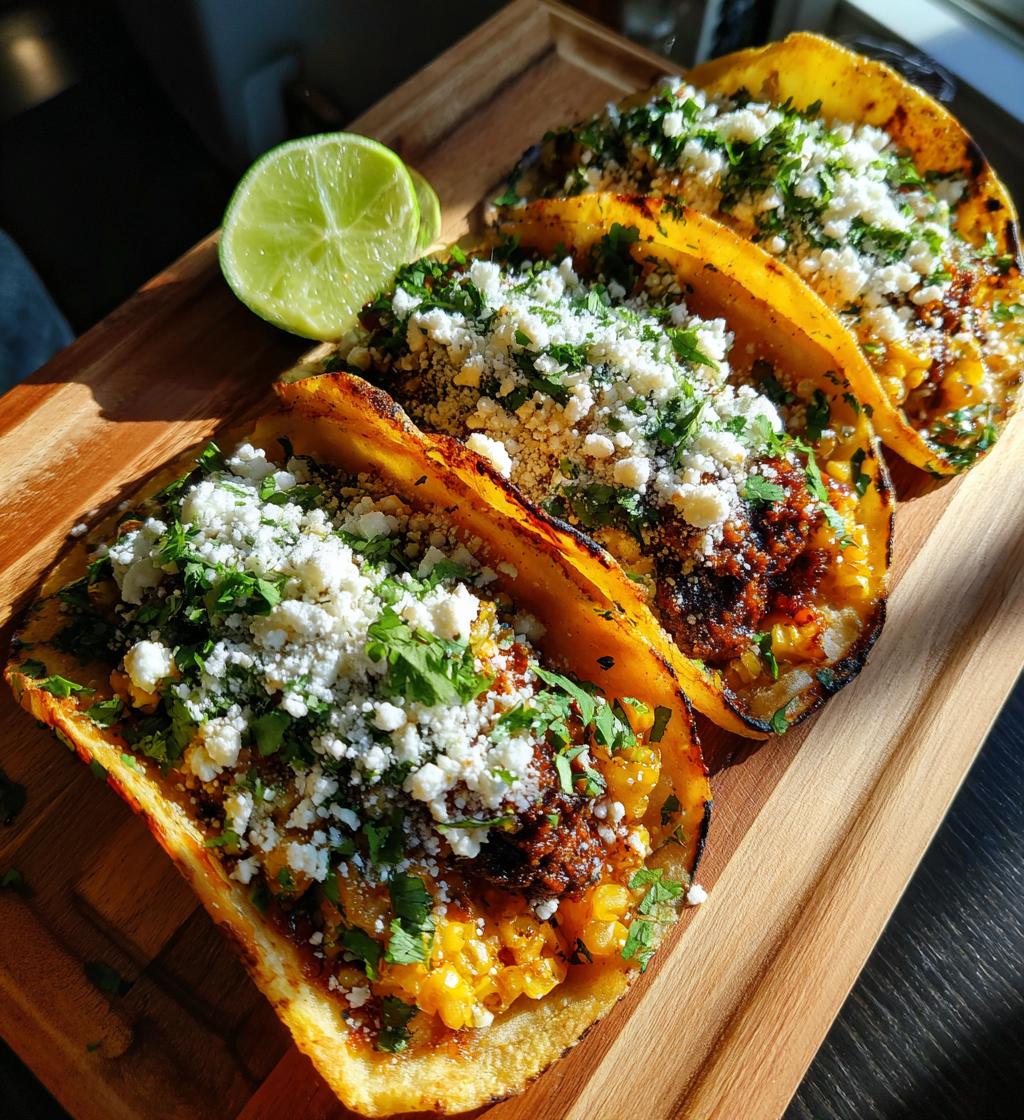 Street Corn Smash Burger Tacos