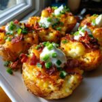 Stuffed Mashed Potato Nests