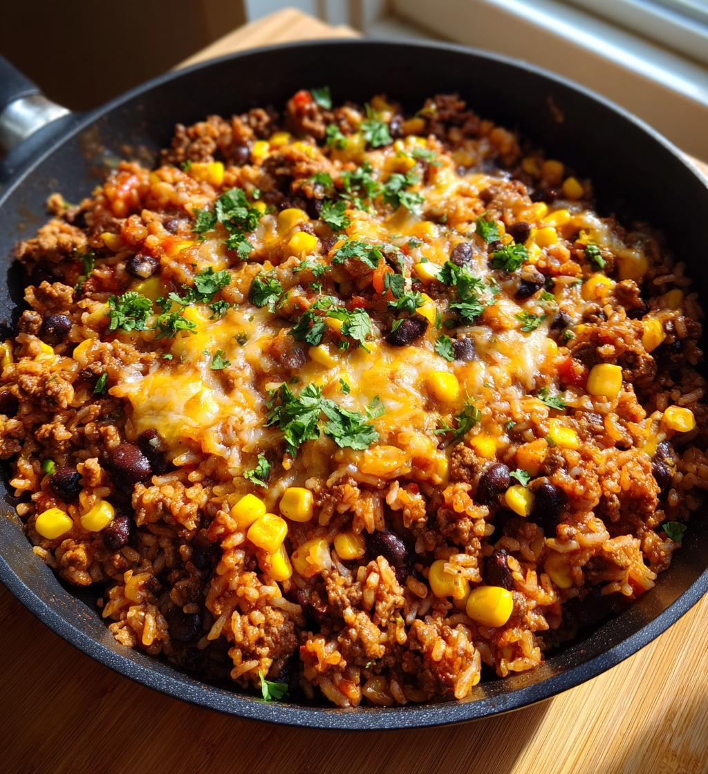 Super Easy Mexican Beef and Rice Skillet - detail 1