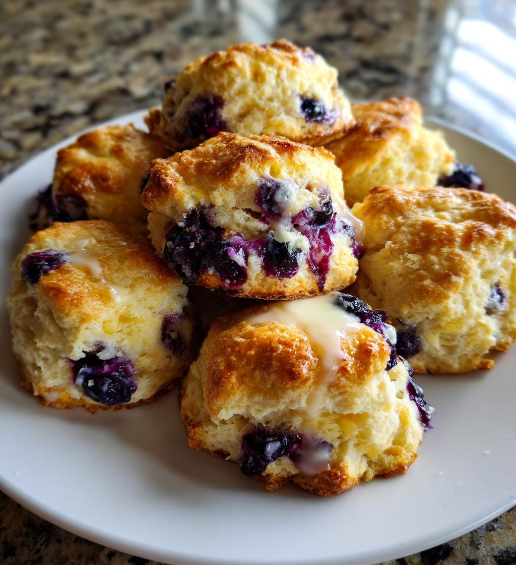 Sweet Blueberry Buttermilk Biscuits - detail 1