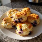 Sweet Blueberry Buttermilk Biscuits