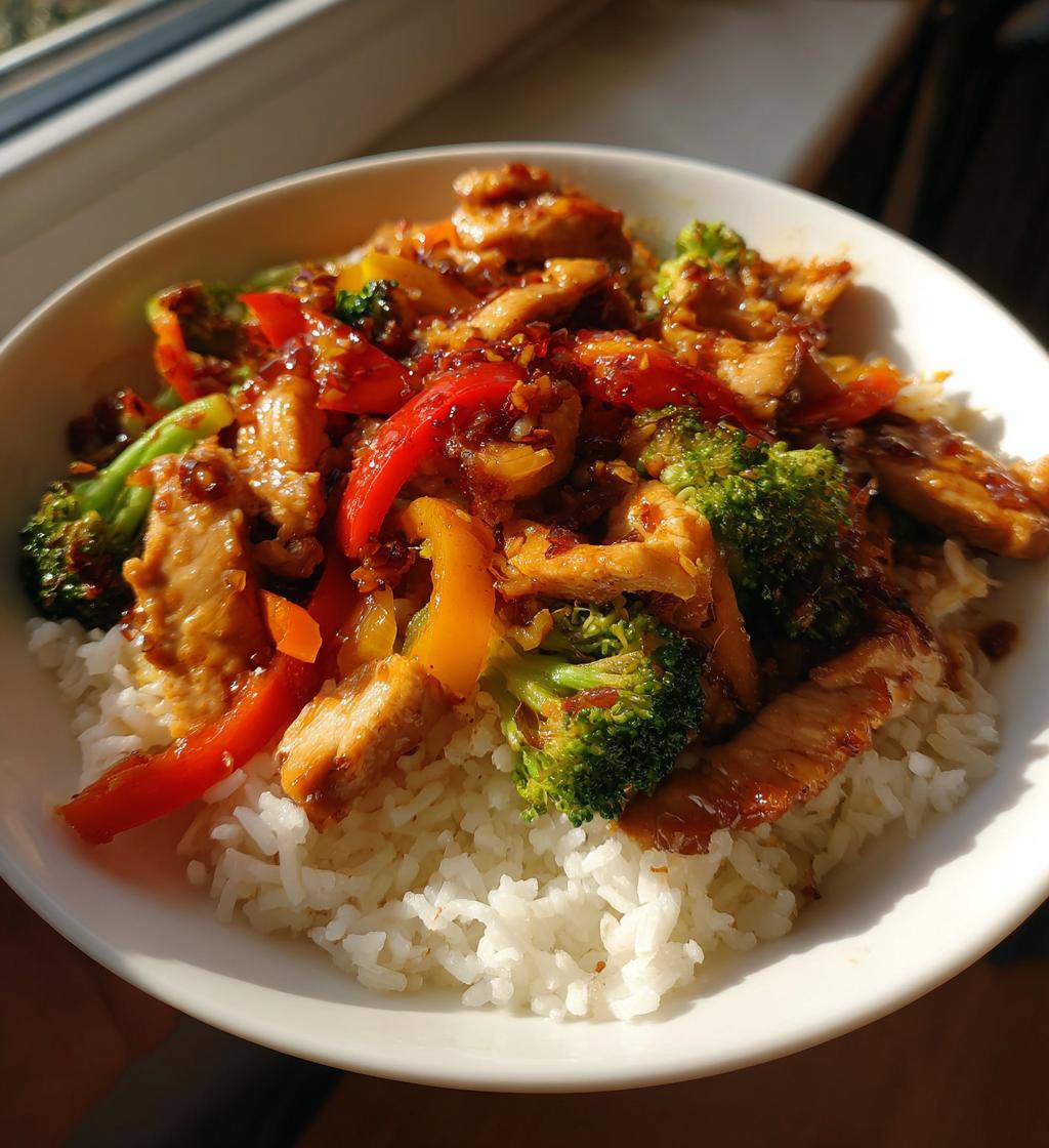 Sweet Chili Garlic Chicken Stir Fry - detail 1
