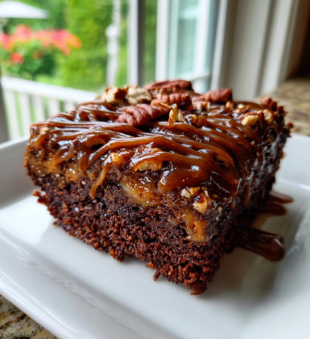Texas Turtle Sheet Cake - detail 1