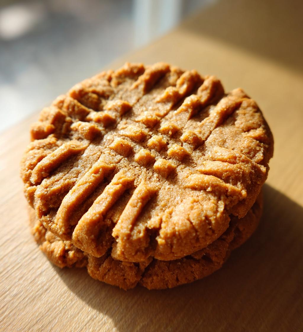 Thick and Chewy Peanut Butter Cookies