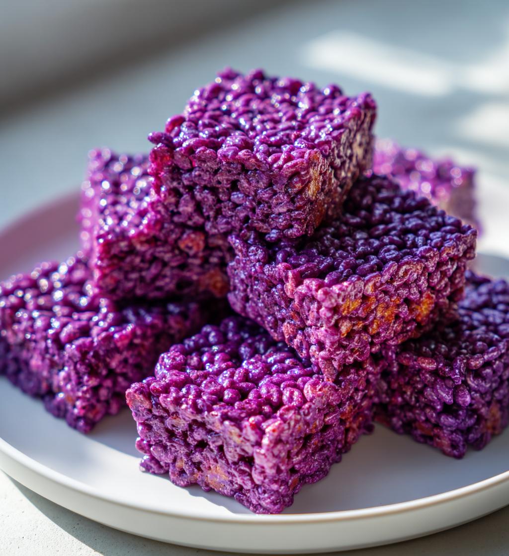 Ube Rice Krispies - detail 1