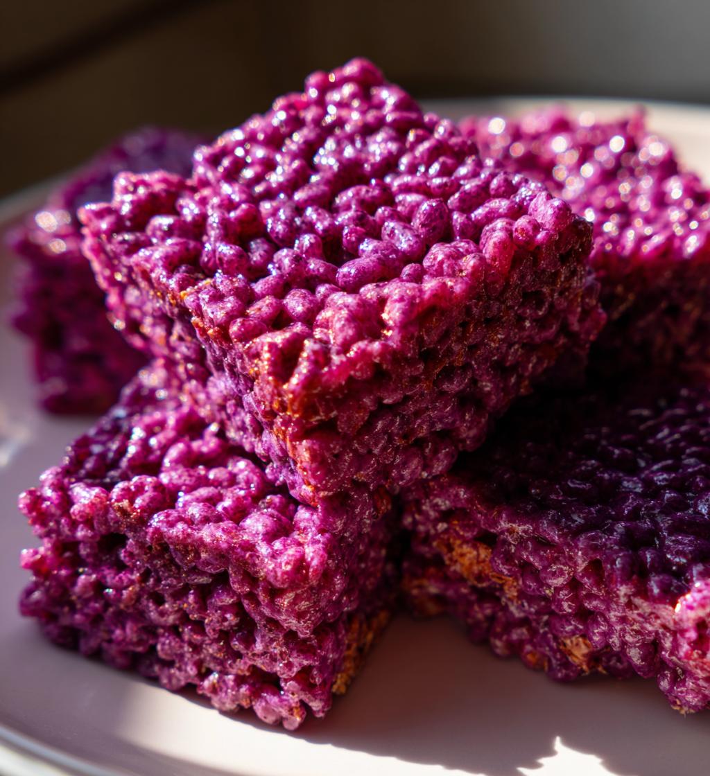 Ube Rice Krispies