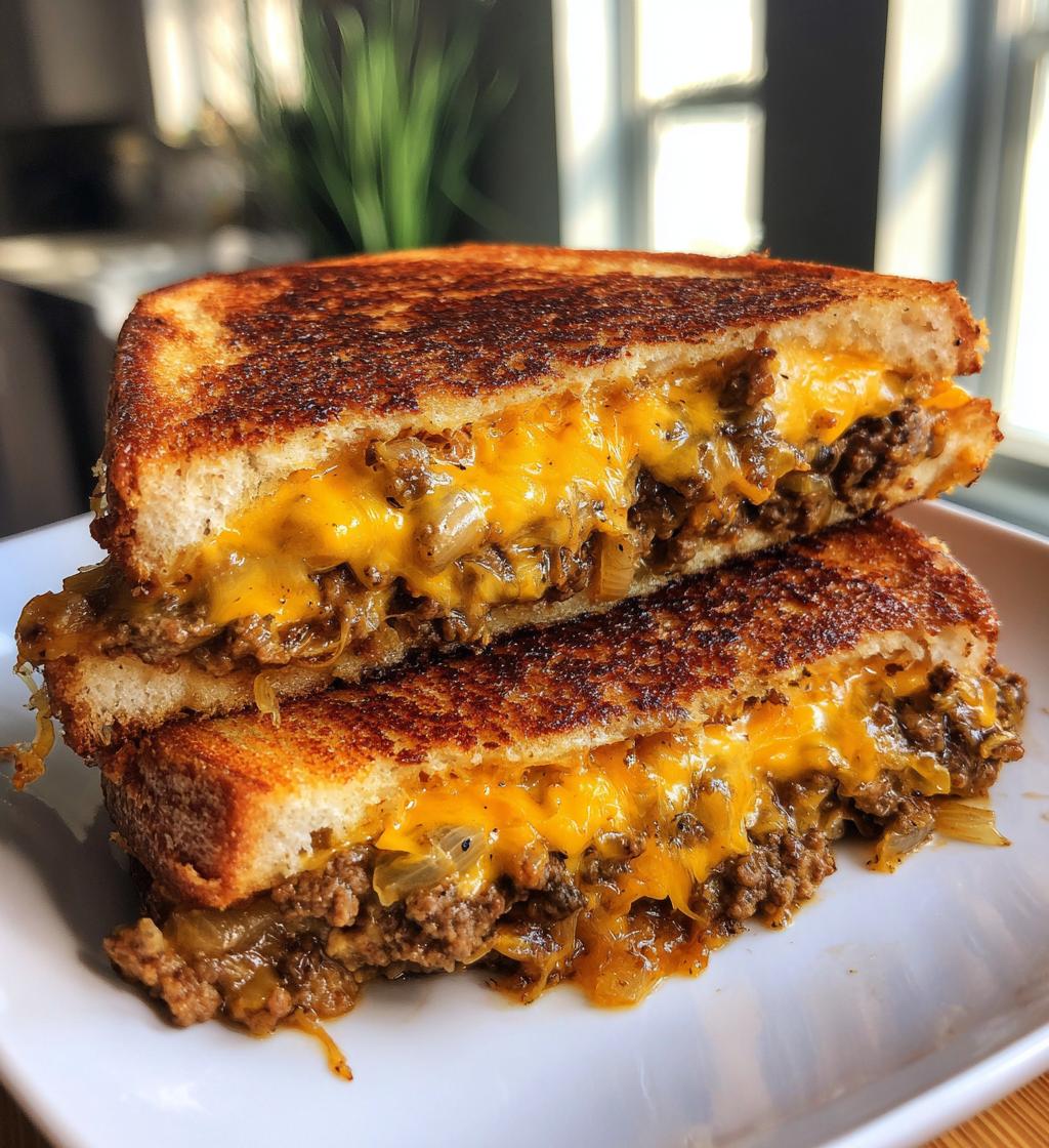 Ultimate Cheesy Ground Beef Melt
