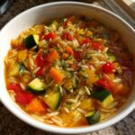 Veggie Orzo Soup
