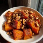 Walnut Maple Roasted Sweet Potatoes