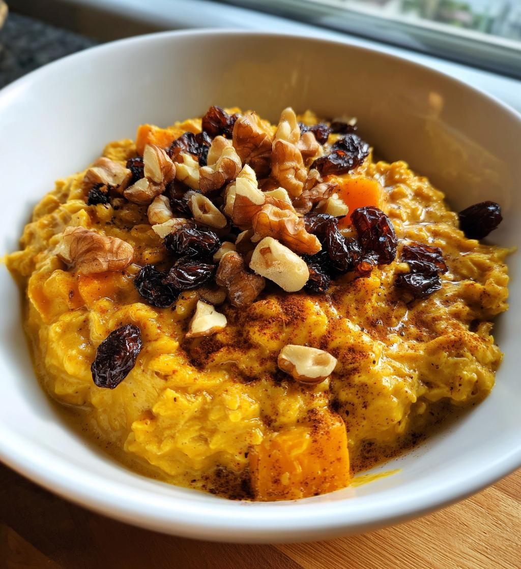 Warm Spiced Pumpkin Oatmeal - detail 1