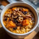 Warm Spiced Pumpkin Oatmeal