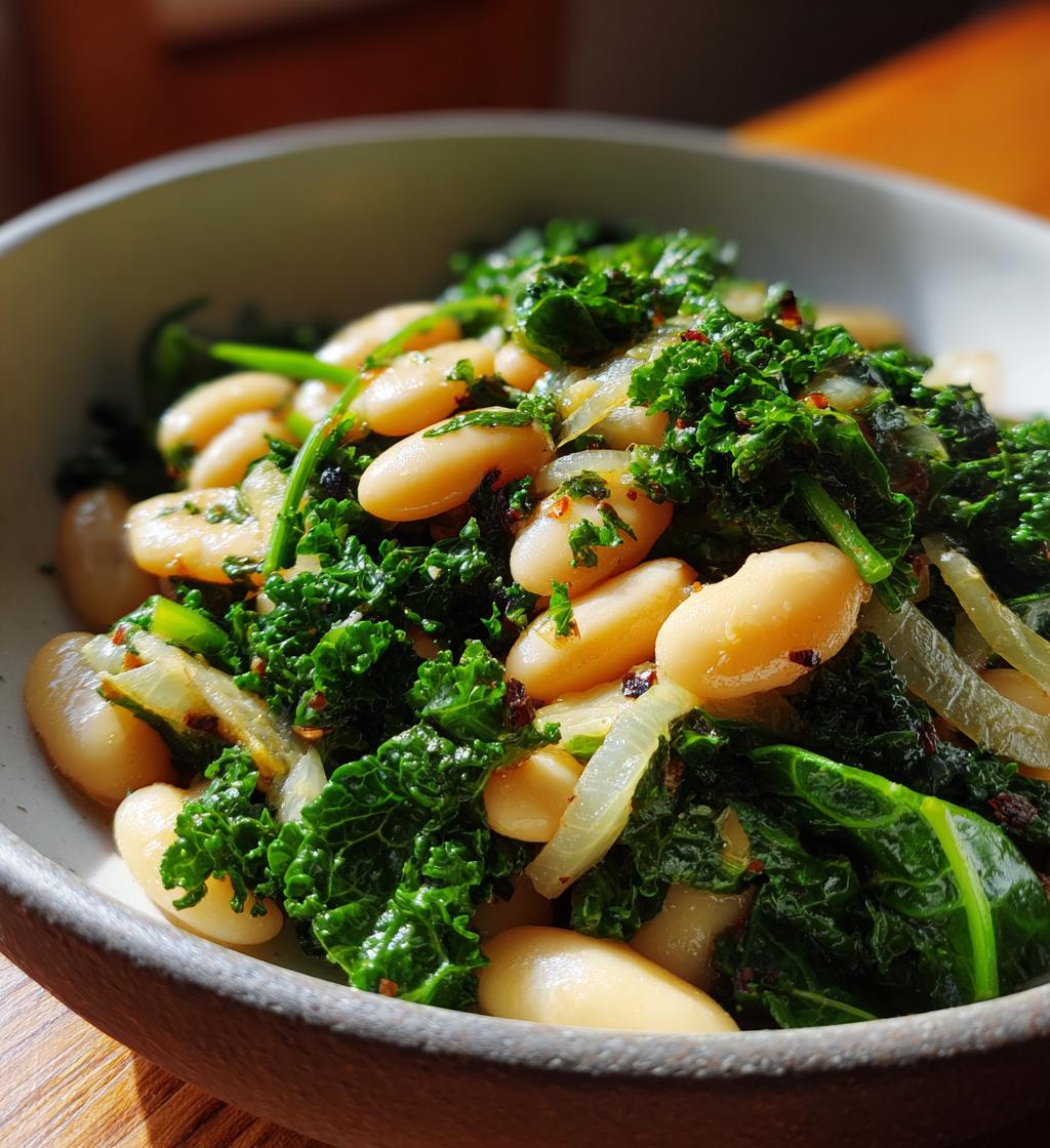 White Beans and Greens