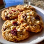 White Chocolate Oatmeal Cranberry Cookies