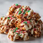 White Chocolate Peppermint Pretzel Crisps