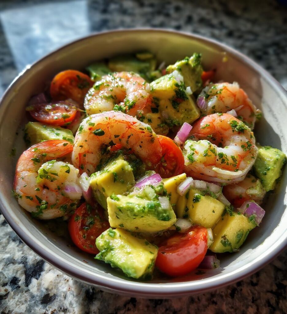 Zesty Lime Shrimp and Avocado Salad