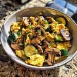 Zucchini & Mushroom Scramble